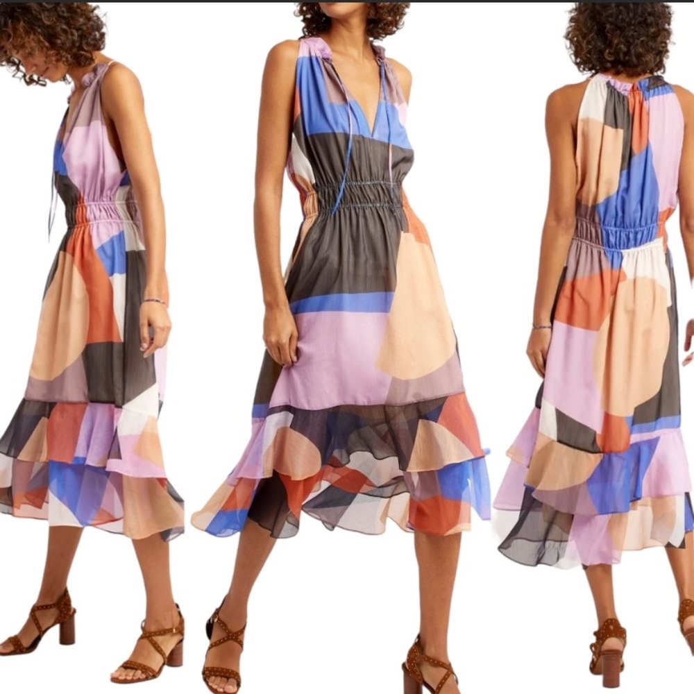 Rebecca Minkoff Jasmine Colorblock Dress, 🥳 NWT, S